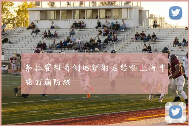 弗拉霍维奇倒地铲射后怒吼上海申花打崩防线